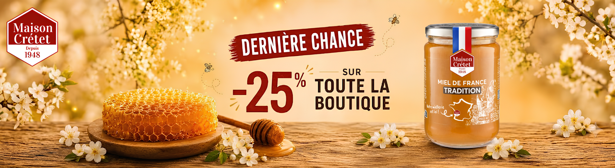 SOLDES ETE 2026 : -25% sur tout le site -  Remise automatiquement appliquée dans le panier